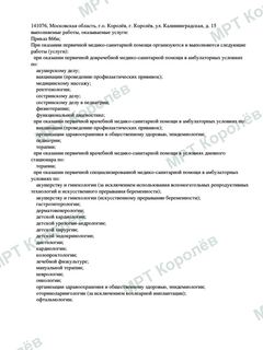 Лицензия на медицинскую деятельность, стр. 2